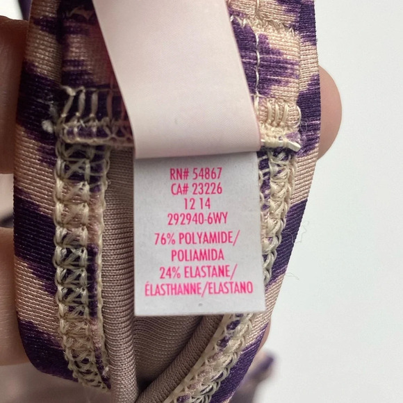 Victoria Secret Purple Chevron Bra - Picture 4 of 4